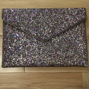 REBECCA MINKOFF - Glitter Leo Clutch
